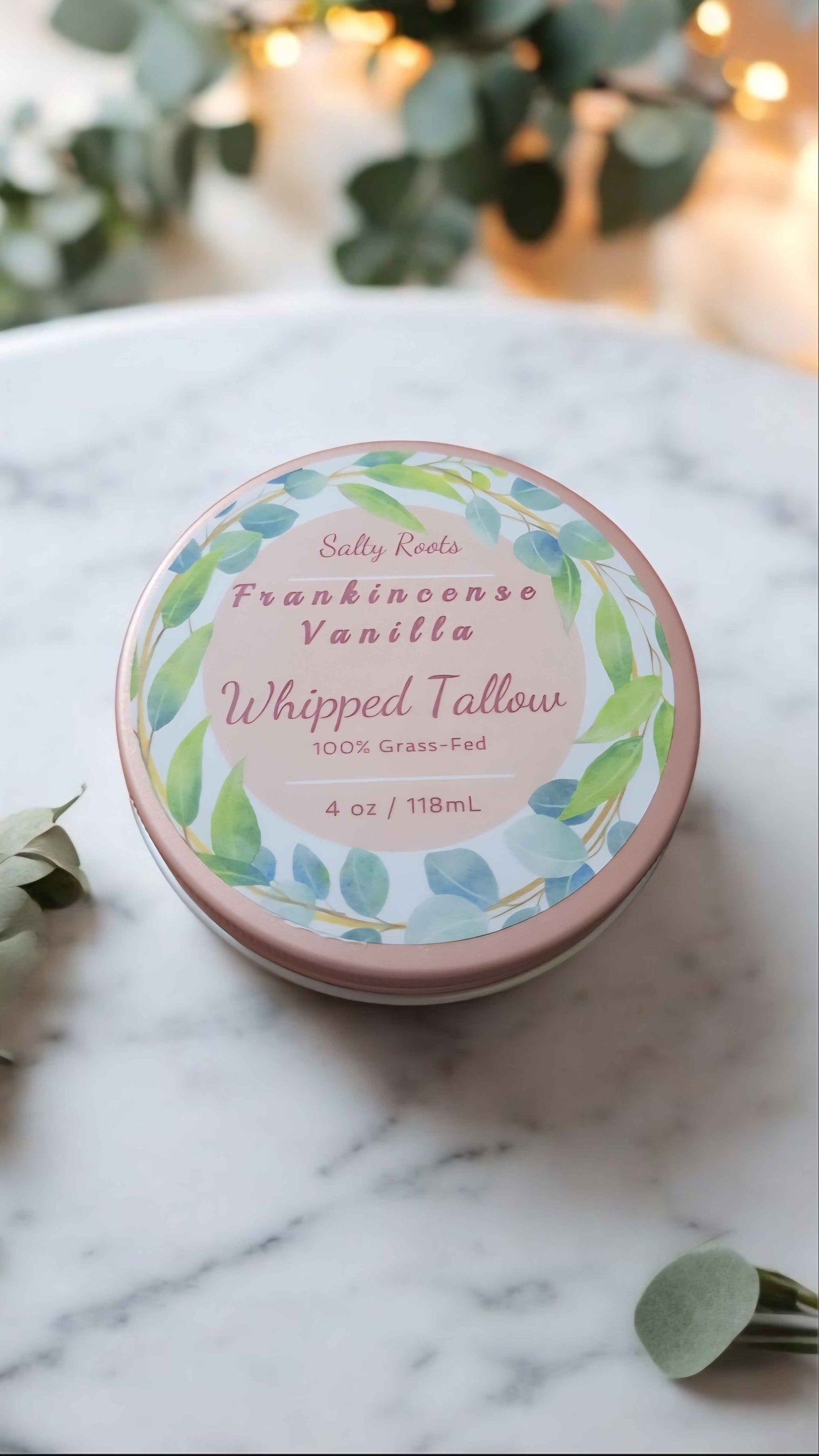 Frankincense Vanilla Whipped Tallow Cream