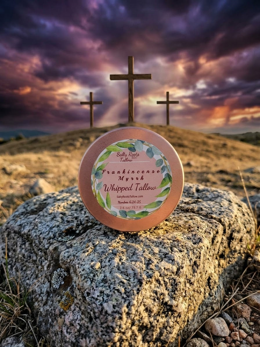 Frankincense & Myrrh Whipped Tallow Cream