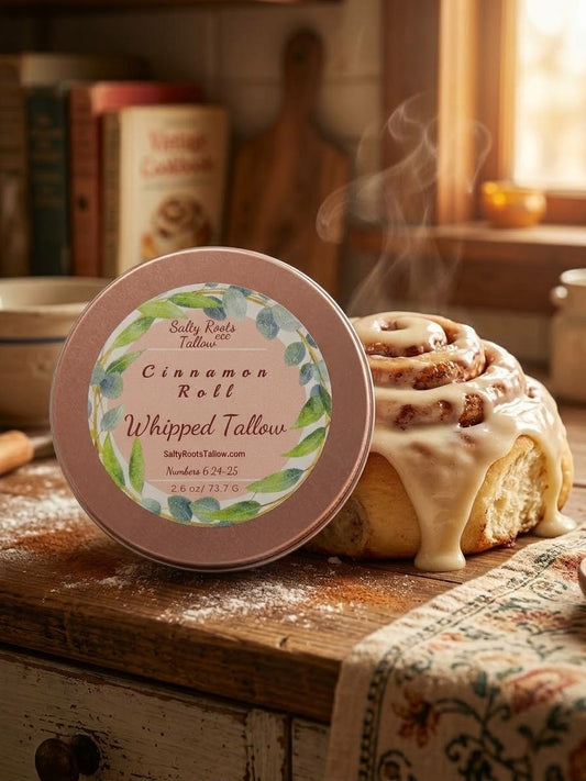 Cinnamon Roll Whipped Tallow