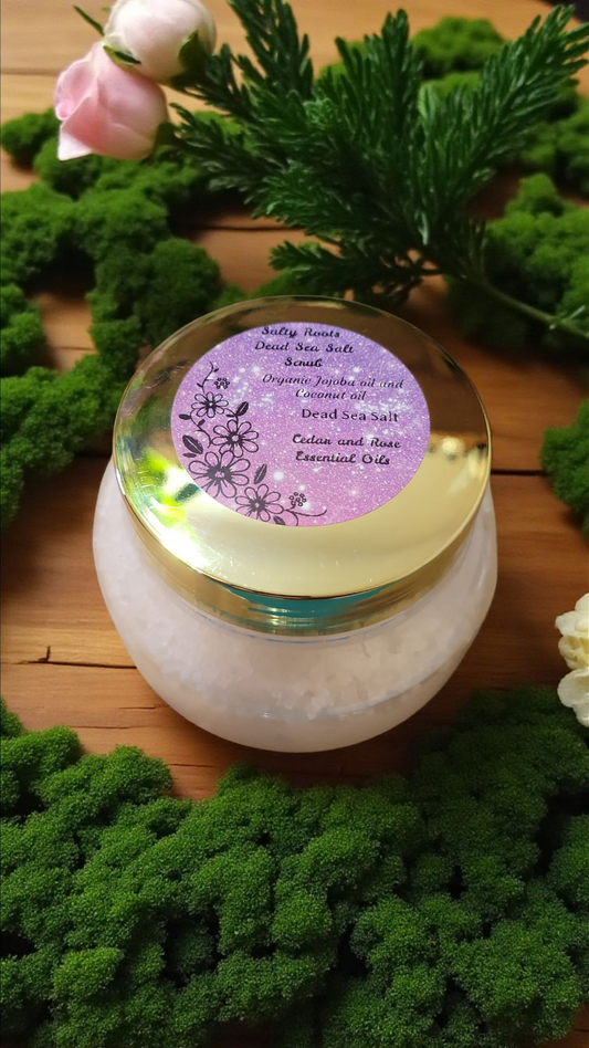Cedar Rose Dead Sea Salt Scrub