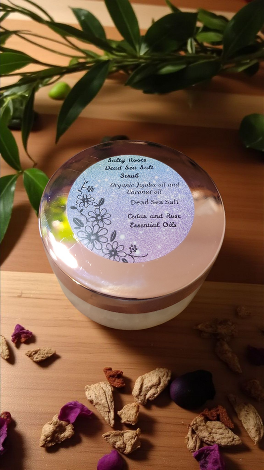 Cedar Rose Dead Sea Salt Scrub