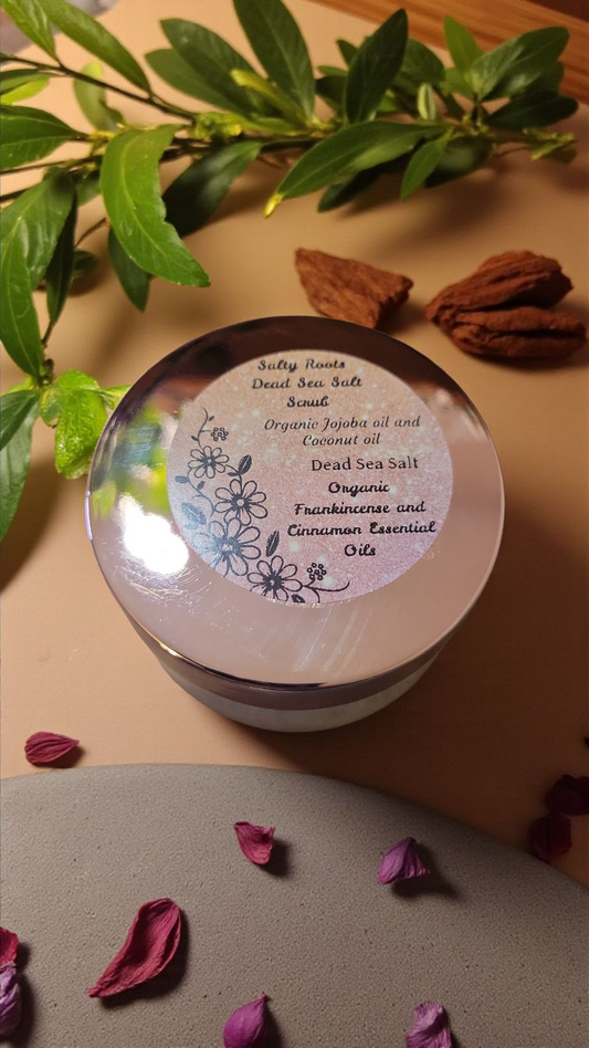 Frankincense and Cinnamon Dead Sea Salt Scrub