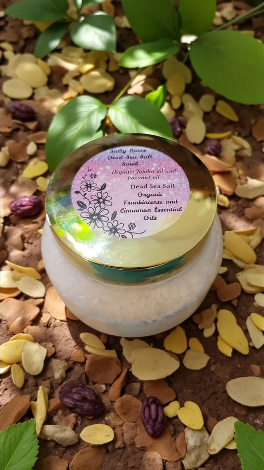 Frankincense and Cinnamon Dead Sea Salt Scrub