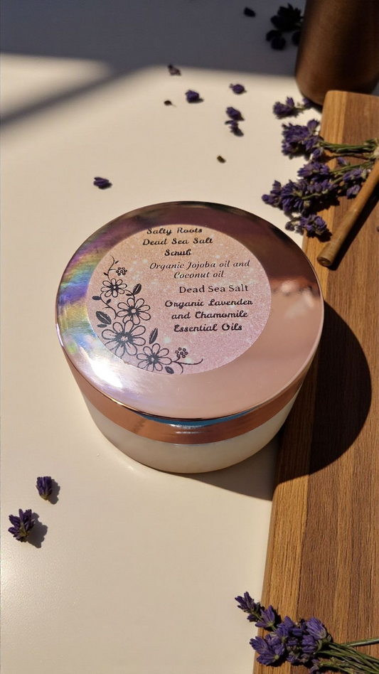 Lavender and Chamomile Dead Sea Salt Scrub