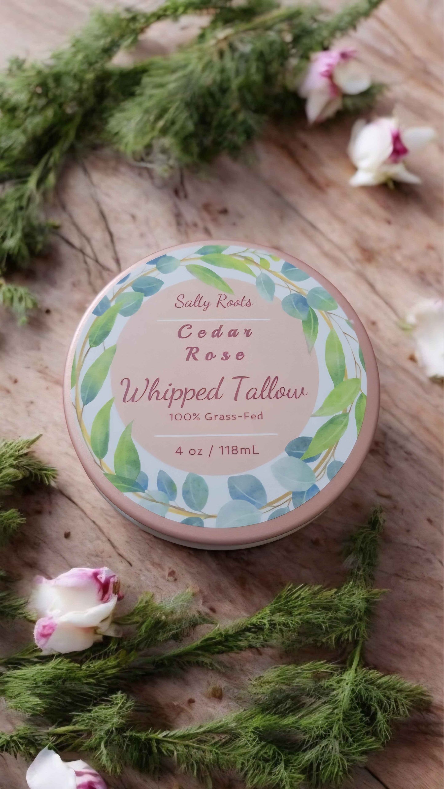 Cedar Rose Whipped Tallow Cream