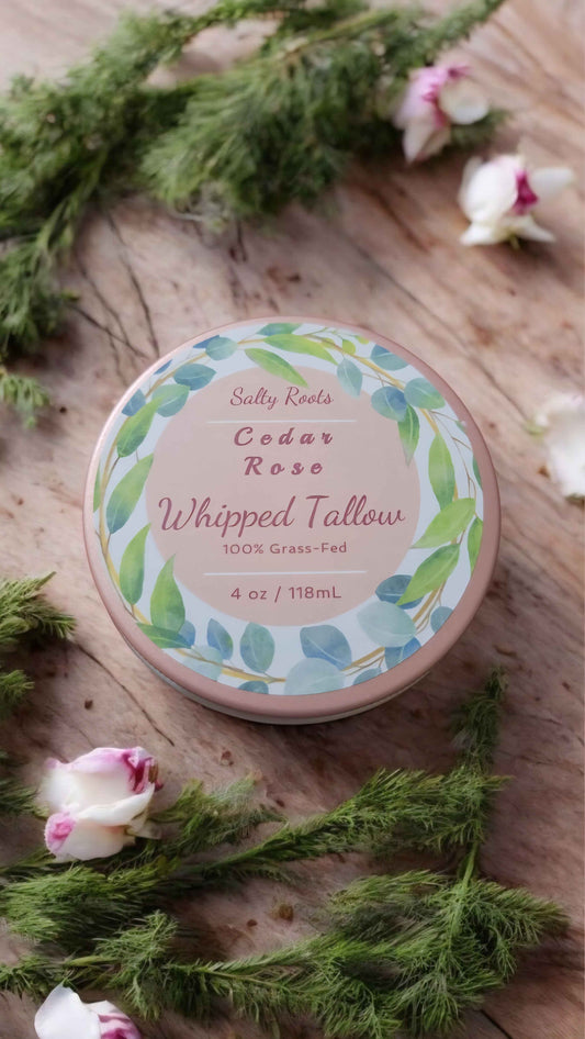 Cedar Rose Whipped Tallow Cream