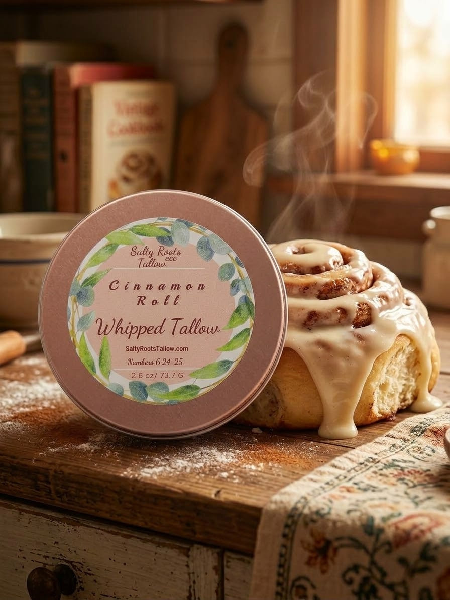 Cinnamon Roll Whipped Tallow