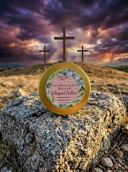 Frankincense & Myrrh Whipped Tallow Cream
