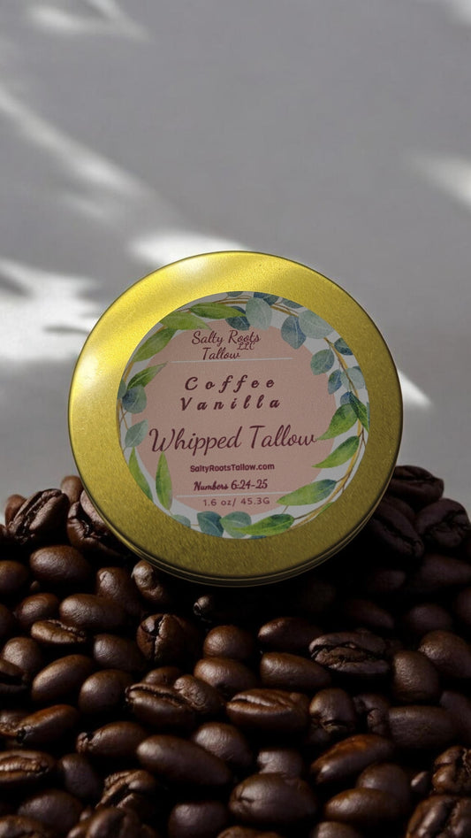Coffee Vanilla Whipped Tallow Cream